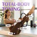 JKSHMYT Pilates Ring Fitness Circle for Women, Pilates Equipment 14.5" Home Magic Exercise Workout, Better me Pilates Essentials Starter Set for Beginners Toning Shape Full Body