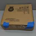 aboxoo Abstract Staute,Modern Decorative Home Decor,Office Desk Sculpture for Men,Creative Round Line Ornament for Bookshelf,Bedroom,Desktop,Dining Table(Copper Black)