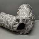 LUCKITTY Geometric 3 Way Cat Tunnel with Plush Inside,Cats Toys Collapsible Tunnel Tube with Balls, for Rabbits, Kittens, Ferrets,Puppy and Dogs