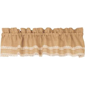 Abigail Burlap French Country Valance