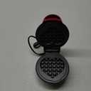 DASH Mini Waffle Maker Machine for Individuals, Paninis, Hash Browns, & Other On the Go Breakfast, Lunch, or Snacks, with Easy to Clean, Non-Stick Sides, Red Heart 4 Inch
