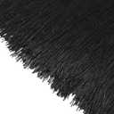 SOFIA'S CHOICE Women Fringe Skirt Unlined Western Cowgirl Party Flowy Tassel Mini Skirts Festival Rave Outfits Black X-Large