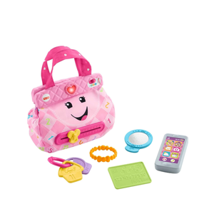 Fisher-Price Baby & Toddler Toy Laugh & Learn My Smart Purse with Lights & Smart Stages Learning Songs for Infants Ages 6+ Months