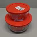 Pyrex® Simply Store® 4-piece Round Glass Storage Set