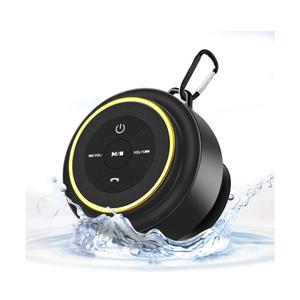 Bluetooth Shower Speaker with Carabiner, Portable Bluetooth Speakers with Suction Cup, IP67 Waterproof, Wireless, Floating, for Camping Beach Travel, Gift for Men, Women