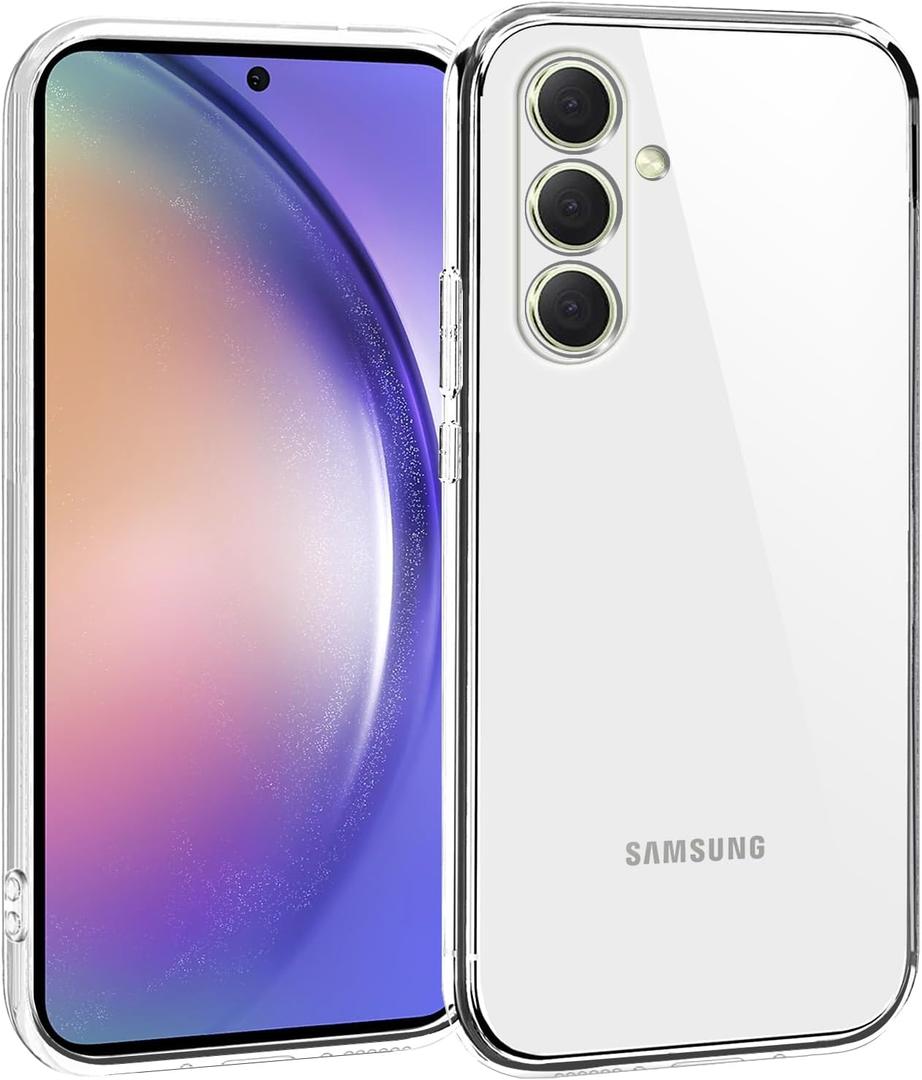 TENOC Phone Case for Samsung Galaxy A54 5G, Clear Case Shockproof Protective Bumper Slim Cover