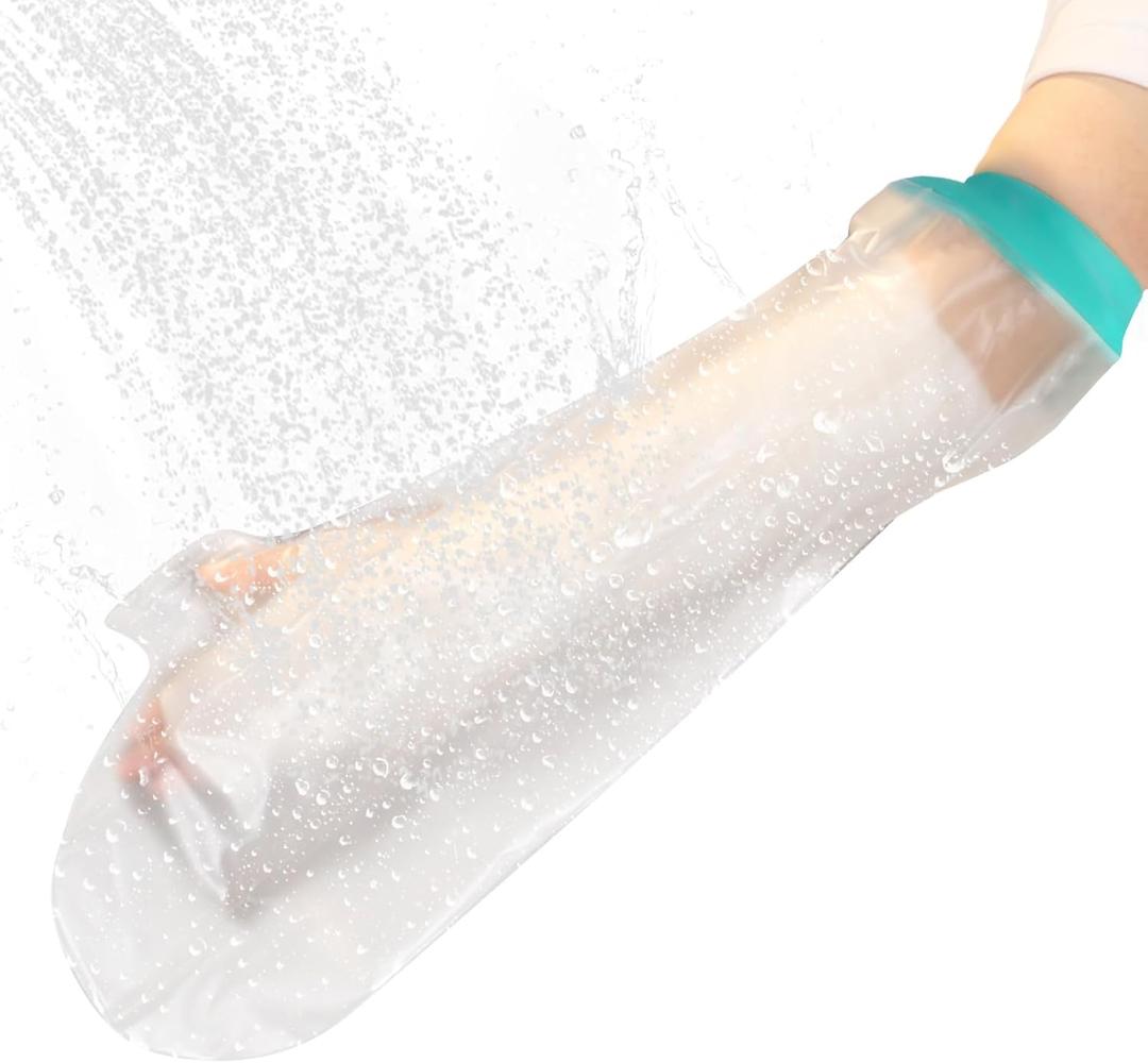 CIVJET Cast Covers for Shower Arm, Waterproof Cast Cover Arm for Swimming, Cast Shower Cover, Water Proof Cast Protector for Adult, Sleeve for Showering, Elbow, Hand (Diameter - 6.3")