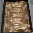 Evoio Martini Coupe Glasses Set of 4 | 10 oz Elegant Ribbed Vintage Cocktail Glasses, Premium Crystal Glass for Champagne, Espresso Martini, Desserts | Perfect for Gifts & Entertaining