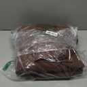 BESTOUCH Duvet Cover Set 100% Washed Cotton Linen Feel Super Soft Comfortable Chic Lightweight 3 PCs Home Bedding Set Solid Cocoa Brown Queen