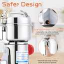 Electric Grain Mill Grinder 800g High-speed Grain Spice Herb 1800W Dry Grinding Machine 304 Stainless Steel Superfine powder High-speed Grain Mill 36000r/min for Kitchen Home and Commercial