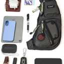 NICGID Sling Bag Chest Shoulder Backpack Crossbody Daypack for Men Women, Small