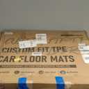 Floor Mats for Ford F-150 2015-2025 | F150 Lightning 22-24 SuperCrew (Rear w/o Fold Flat Storage), All Weather Protection Truck Mats Custom Car Liners Accessories, Front and Rear Row