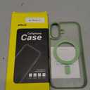 JETech Magnetic Case for iPhone 17 6.3-Inch Compatible with MagSafe, Shockproof Phone Bumper Cover, Solid Color Matte TPU Frame, Anti-Scratch Clear Back (Sage)