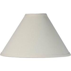 Carmilla Ivory Linen Empire Lamp Shade 4x14x8x9.5 (Spider) - Springcrest