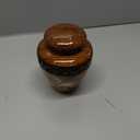 Cremation Urn for Human Ashes Adult Male or Female, Wooden Urn, Hand Carved Memorial, Large Adult Urn, Burial Urn, Wood Turned Casket for Men Women, Funeral Urn for Ashes (Keepsake 15 Cu/in)