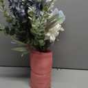 Fake Flowers in Vase Artificial Flowers Coffee Table Decor, Faux Flowers in Vase, Flower Arrangements Artificial Plants Silk Flowers for Home Decor Indoor Centerpiece Table Decorations (Blue White)