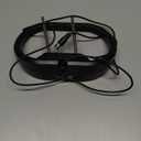 GE Modern Loop Rabbit Ears Indoor TV Antenna, 15 inch Extendable Dipoles, 4K 1080P VHF UHF, Tabletop Antenna, Digital HDTV Antenna, Smart TV Compatible, 4ft Coaxial Cable, Black, 33675