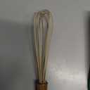 Silicone Whisk with Wood Handle, Balloon Whisk, Egg Beater, Egg Whisks for Kitchen Cooking
