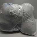 Aimuan Reading Pillow Bed Rest Pillow with Arms Rabbit Fur Cushion for Adults Teens Incline Rest Sitting up & Sleeping Snoring Pillow with Pregnancy Lumbar Back Support (Standard, Grey)