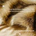 Battilo Luxury Golden Faux Fur Throw Blanket for Bed, 60"x 80", Thick Warm