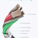 Anker Cable [5 Pack, 6FT], USB A to USB C Cable for iPhone 17 Series,Samsung Galaxy S10 S10+, LG V30, Beats Fit Pro and More (Black)