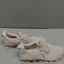 Wrezatro Women's Slip on Walking Running Shoes Blade Tennis Casual Fashion Sneakers Comfort Non Slip Work Sport Athletic Trainer (9, Beige)