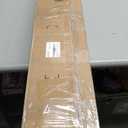 Room Divider 6FT Folding Privacy Screens with Lockable Wheels, 4 Panel Room Partition for Room Separator, 88" W Freestanding Portable Fabric Wall Dividers for Home Dorm Studio Office, Black