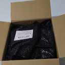 Electric Stove Drip Pans,Drip Pans for Electric Stove W10290353(6") W10290350(8") and Electric Stove Burner MP15YA(6") MP21YA(8") Compatible for Whirl-pool Ken-more May-tag Ama-na Etc (Black)