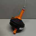 Drain Auger, Clog Remover with Drill Adapter, 25 Feet Flexible Plumbing Snake Use Manually or Powered for Kitchen, Bathroom and Shower Sink, Comes with Gloves (orange)