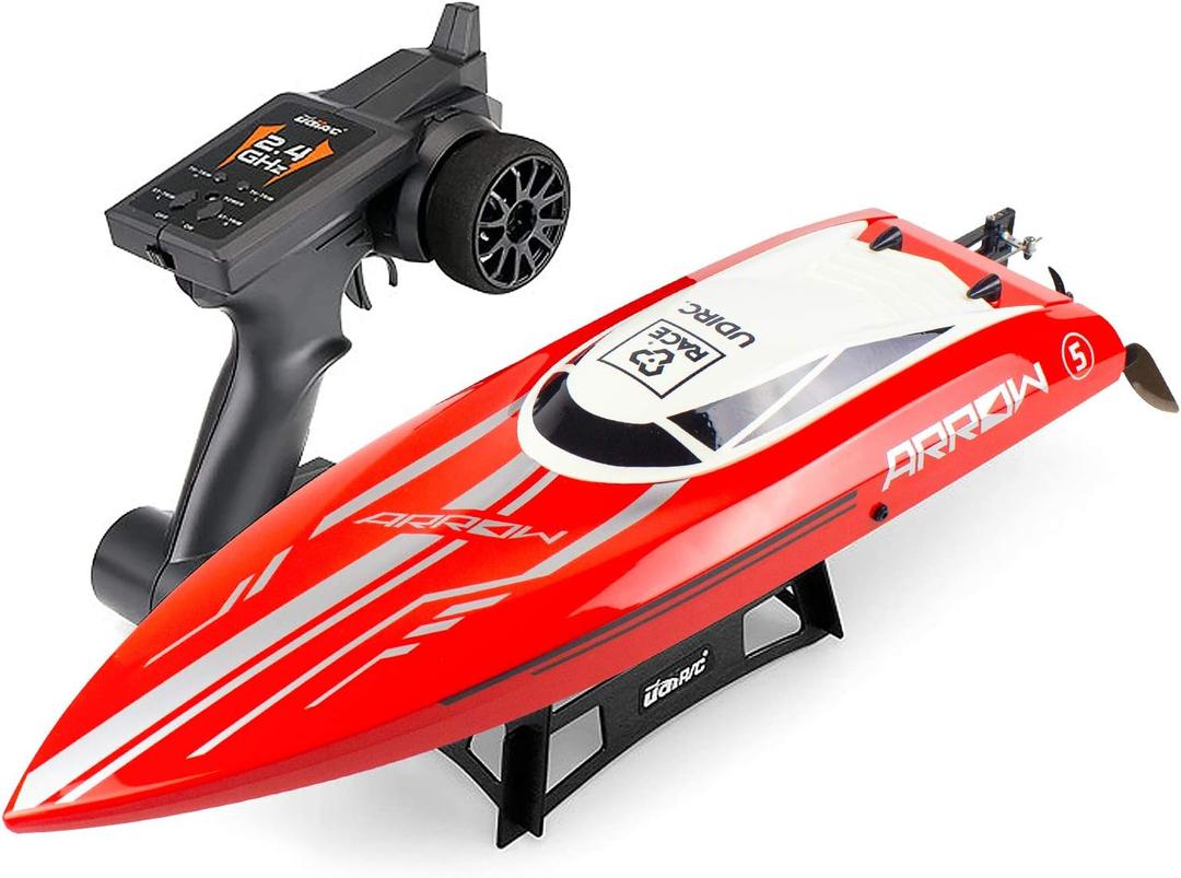 Cheerwing 25" RC Brushless 30 MPH High Speed Boat Large Racing Remote Control Boat for Adults and Kids (Red)