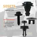 30 Sets Silverado Bumper Clips Front Air Dam Deflector Retainer Clips Nut Grommet 15733971 15733970 Fits Chevy Trucks Suburban Tahoe Trailblazer GMC Canyon Savana Sierra Yukon Avalanche