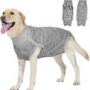 Dog Recovery Suit Female Spay, Dog Surgery Suit Male Neuter Onesie for Dogs, Grey, XL