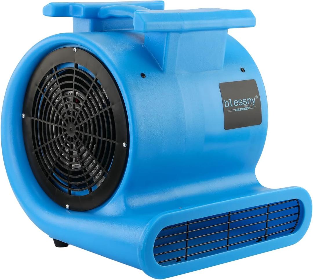 blessny 1 HP ETL Listed Carpet Dryer Air Blower Fan for Home Drying, Extra Large