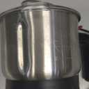 Electric Spice and Nut Grinders - 3 Stainless Steel Blades, 1 Filter, 1 Brush - 500W Grinder for Kitchen Dry Use (Black)