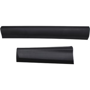 Front and Rear Passenger Side Door Lower Molding Trim Black for Toyota RAV4 2016-2018