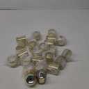 Glasseam Gold Votive Candle Holders, Tea Light Candle Holder Bulk 24, Small Mercury Glass Candle Holder for Mini Floating Candles, Glitter Tealight Candle Holders for Dining Table Christmas Decor