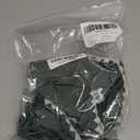 Funnycokid Teen Girls Swimsuit Padded Bathing Suit 2 Piece Tankini Contrast Trim Ruched Design Swimwear (13-14 Years, Green)