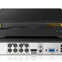 DVR 8-Channel Hybrid Capability 5-in-1 Digital Video Recorder 5.0MP HD Security DVR Recorder AHD/Analog/TVI/CVBS/IP Security Camera, Max to 6TB (NO HDD)