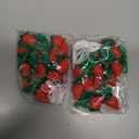 Colorful Strawberry Garland Decoration (2string X 6.6ft) - DIY Pom Pom Fruit Hanging for Kids Bedroom Decoration Baby Shower Party Favor