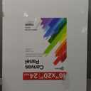 Simetufy 16 x 20 inch 24 Pack Large Flat Canvas Boards, Painting Canvas Panels- Gesso Primed Acid-Free 100% Cotton for Acrylics Oil Watercolor Tempera Paints