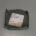 Olive Green Linen Shower Curtain Boho Farmhouse Shower Curtains for Bathroom Dark Green Aesthetic Bath Decor Sheer Cloth Water Repellent with Hooks Sets Spring Decor 72x72 Inch