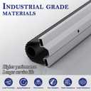 Garage Door Seals, Convex Shape Aluminum Track with U+O Shape Garage Door Seals Bottom Rubber Retainer Base Kit, Universal Garage Door Weather Stripping Kit (16.5ft), T2-005