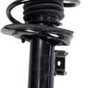 TRQ Front Strut and Spring Assembly Compatible with 2013 BMW 320i 2014-2018 328d 2012-2016 328i 2016-2017 330e 2012-2015 335i 2016-2018 340i 2013-2015 ActiveHybrid 3 RWD Rear Wheel Drive