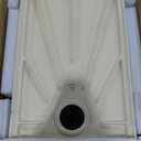 KRAUS Turino 33-inch Fireclay Workstation Drop-In/Undermount Single Bowl Kitchen Sink in Gloss White, KFDW1-33GWH