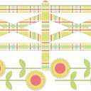Brewster WPZ93892 Wall Pops Farm Fence from ZooWallogy 26 x 39 inches