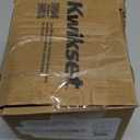 Kwikset Downtown Deadbolt Lock, Matte Black Square Exterior Keyed Front Entry Door, Pick Resistant SmartKey Rekey Security, Single Cylinder Dead Bolt, with Microban Protection Only 1