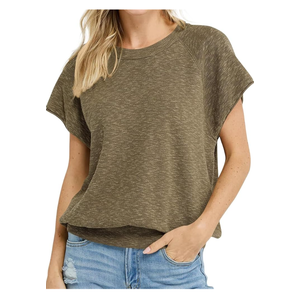 Saodimallsu Womens Short Sleeve Crewneck Sweater Summer Tops Casual Loose Knit Lightweight Basic Pullover Shirts, XL