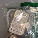 WSAuto Key Fob Cover Keychain Kit Compatible with Jeep Grand Cherokee L Gladiator Wagoneer Grand Wagoneer Accessories White