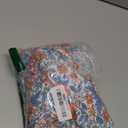 Eomenie Women's One Piece Swimdress Swimsuit with Drawstring Tummy Control Bathing Suits Push Up Swim Dresses with Bottom (Large, Blue Orange Printed)