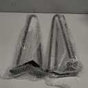 Genius Iron Hairpin Table Legs 16 inch, 3/8" Solid Metal Steel Firm Welding Home DIY for Coffee Table, Bench, Chair with Rubber Floor Protectors, Black, 4 PCS